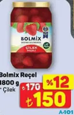 BOLMİX REÇEL 1800 G ÇİLEK